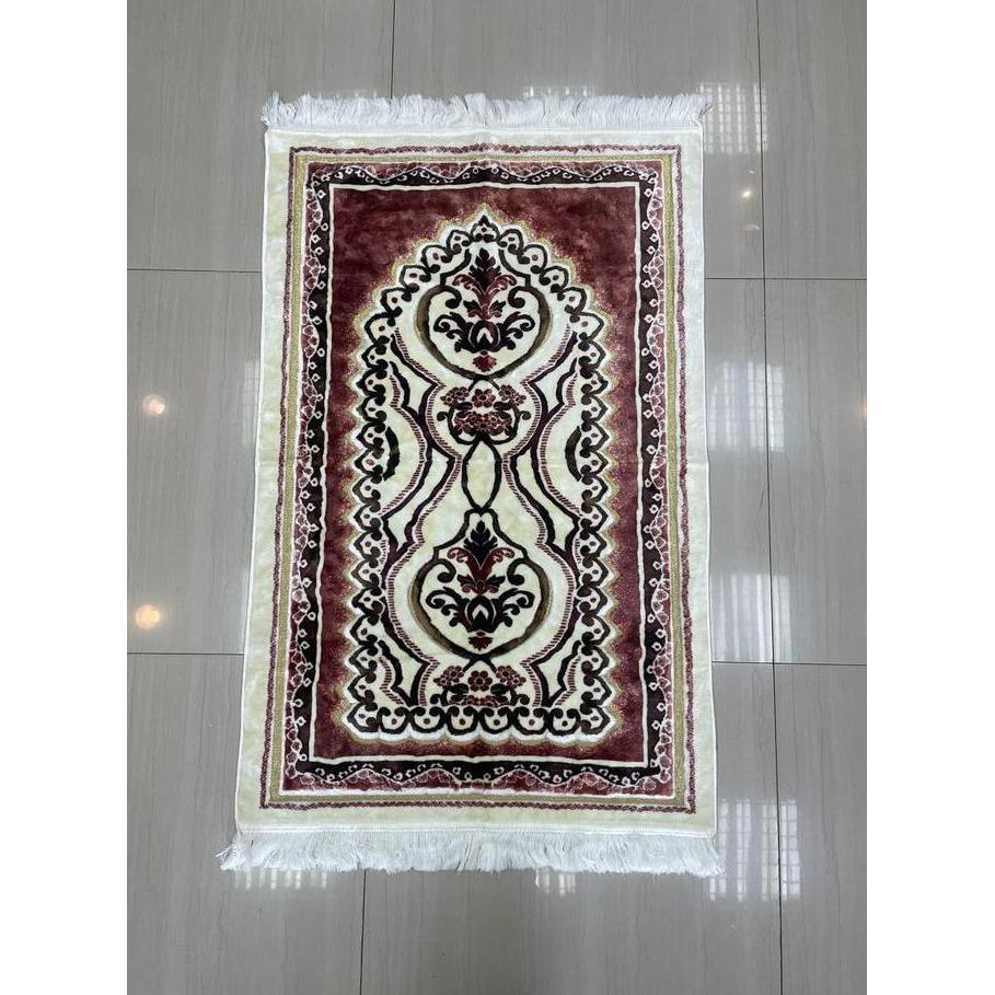 Sajadah Turki Lipat Lembut Yakar Lurex 70x110 cm (TERBAIK) (TERBARU) (TERMURAH)