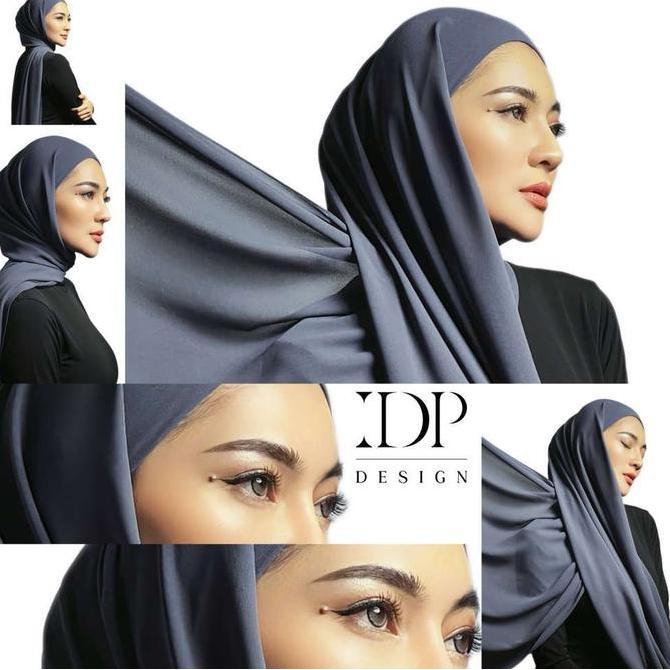 pasmina Inner IDP DESIGN Kerudung Wanita Muslim,hijab Instan,Ceruty Rayon Hijab kaos Panjang Lembut 