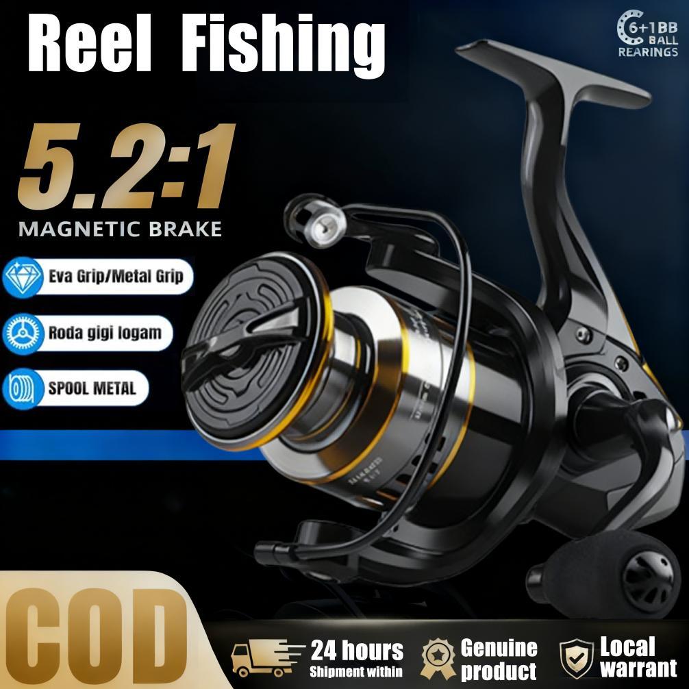 Xkxp- Reel Pancing He500 -7000 50 Kg/ Reel Pancing Murah Kuat / Reel Pancing Laut Tarikan Pancing Me