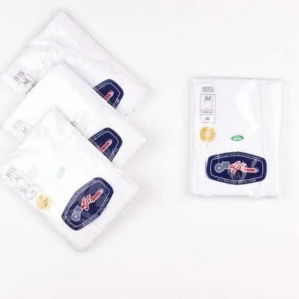 3 PCS SINGLET GT MAN 32 34 36 ORI/SINGLET  PRIA /SINGLET  LAKI  LAKI/KAOS KUTUNG/KAOS DALAM DEWASA