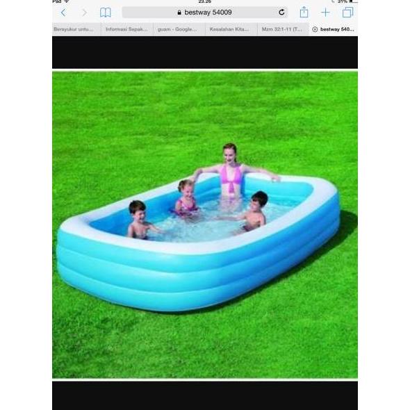 kolam renang anak keluarga pool jumbo besar bestway 54009