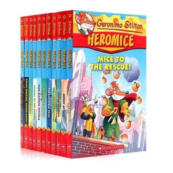 (1 Set 11 Books) Geronimo Stilton Heromice Comic / Buku Komik Anak Anak