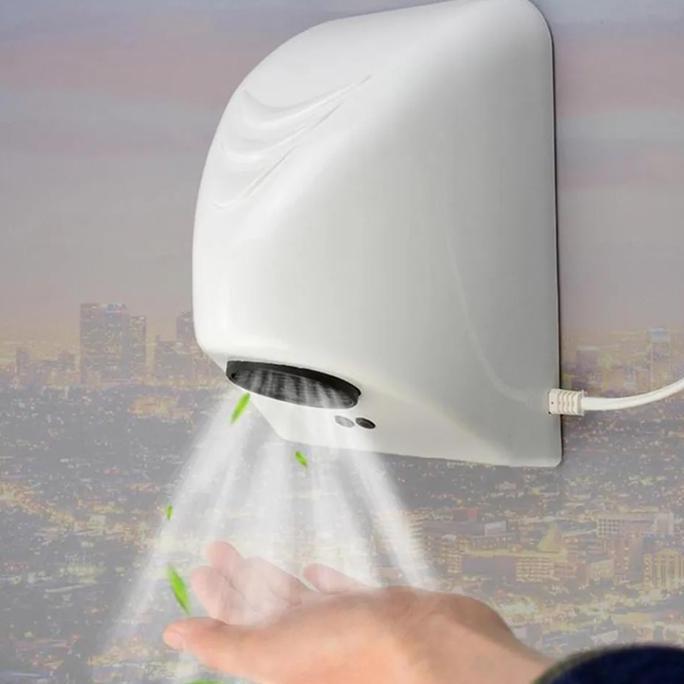 ROBOTHIJAU526 - HAND DRYER LOW WATT 850W PENGERING TANGAN SENSOR OTOMATIS