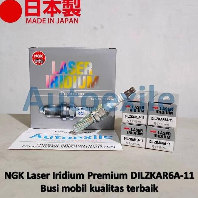 Busi Mobil NGK LASER IRIDIUM Premium DILZKAR6A-11 Juke Evalia Livina (TERBAIK) (TERBARU) (TERMURAH)