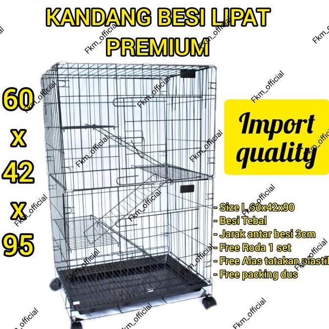 Kandang kucing tingkat 3