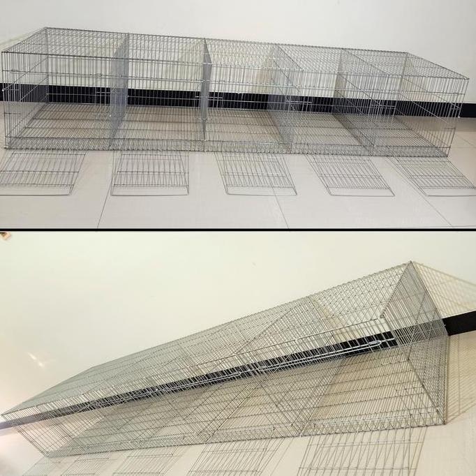 Kandang Kelinci Galvanis - Breeding 200.70.40/5Hole