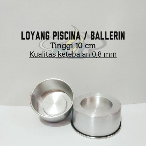 Loyang bolu coklat lumer / Loyang bulat press cekung tinggi 10 cm