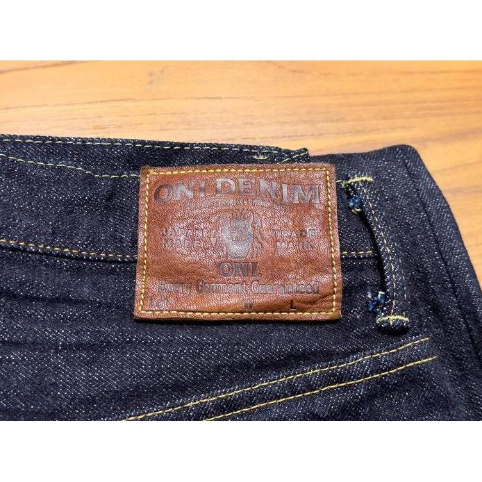 ONI Denim ONI-200 15oz Low Tension Signature Selvage Wide Straight Jeans murah