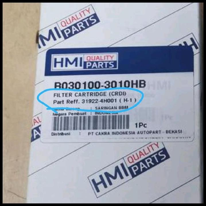 DISKON FILTER SOLAR KECIL HYUNDAI H1  NO PART 31922-4H001, PERSAMAAN NOMOR DARI B030100-3010HB.
