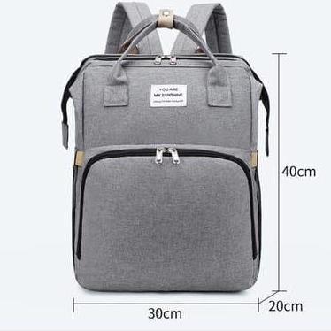 Tas Bayi Multifungsi Tempat Tidur Lipat Baby Diapers Bag Tas Traveling