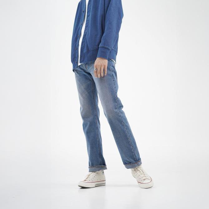 Volkvog Jeans Denim Prewashed Slim Straight Dallas murah