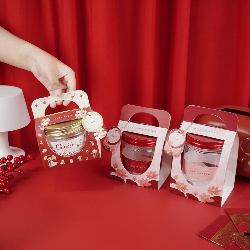 10 Set Box Jinjing Imlek Toples 400 600 800 MuDan Wei Chinese New Year Hampers