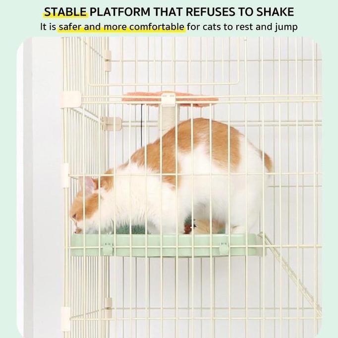 12.12 Kandang Kucing jumbo Villa Kandang Hewan Peliharaan Rumah Tangga Kandang Kucing Det Kandang Ku