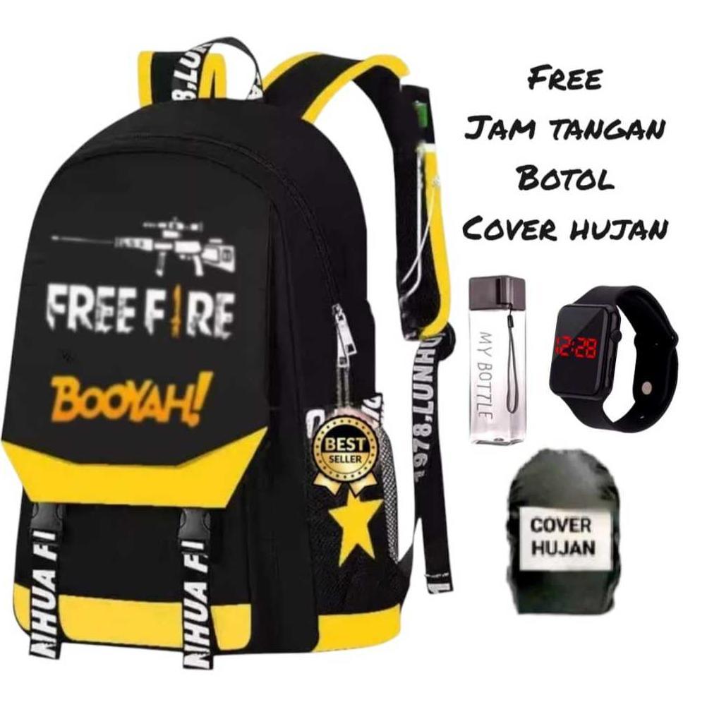Gratis Ongkir Tas Sekolah Anak Cowok Tk Sd Booyah Free Fire Viral