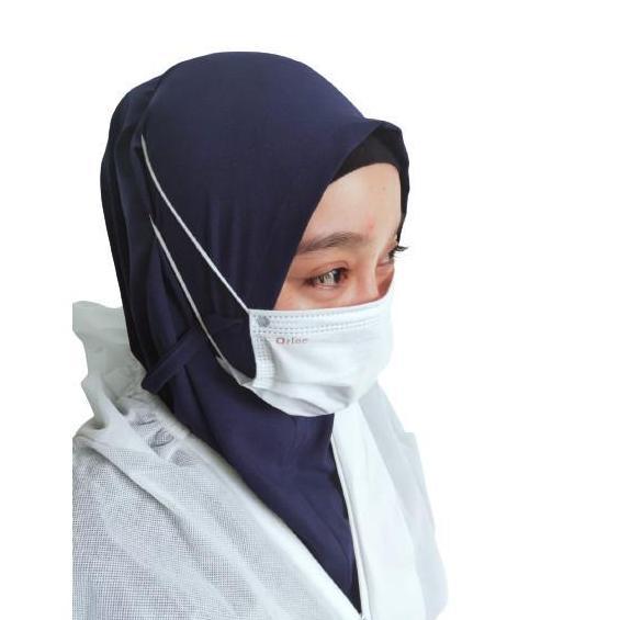 Masker Headloop Hijab 3 Ply 3Ply ORLEE Isi 50pcs