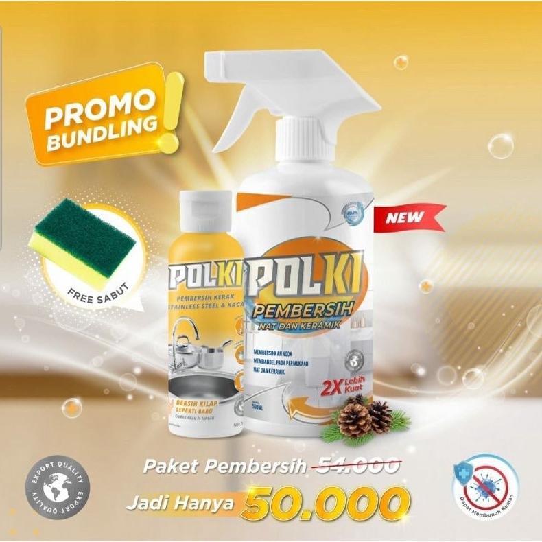 Polki / pembersih kerak / keramik / pembersih noda serbaguna