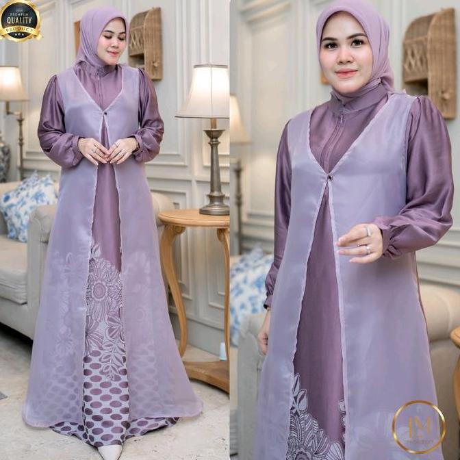 Promo Naraya Dress Terbaru Gamis Outer Mewah Premium By Wadah Muslim