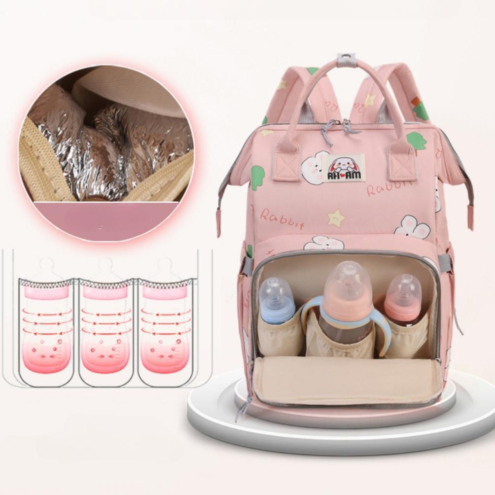 Grade Ori Tas Bayi Multifungsi Besar Diaper Bag Ransel Tas Perlengkapan Bayi Baby Diapers Bag Travel
