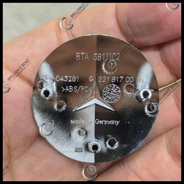 TERMURAH EMBLEM GRILL DEPAN MERCEDES BENZ W221 W212 W211 ORIGINAL A2218170016 FRONT GRILL BADGE MERC