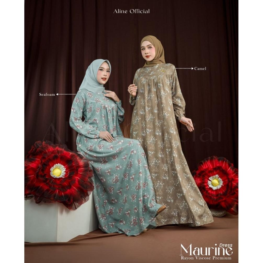 Aline Maurine Dress / Gamis Rayon Promo