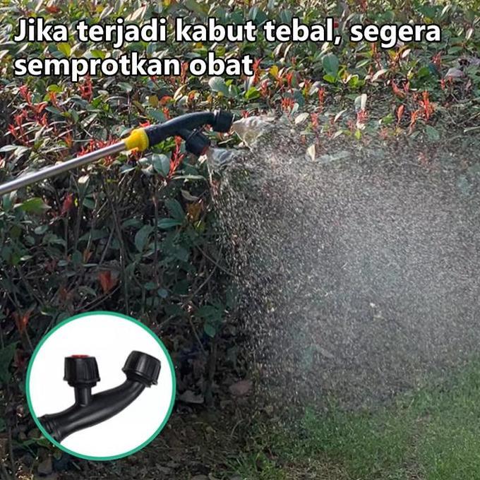 DDAILYLIFE 16Liter Sprayer Manual Knapsack Sprayer Alat Semprot Tanaman Pertanian Biru Merah Tangki 