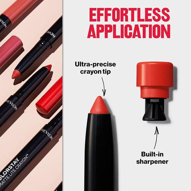 Thebest- Revlon Colorstay Matte Lite Crayon (Full-Coverage Matte Lip Color Crayon)