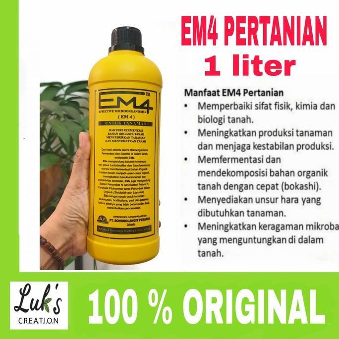 EM4 Pertanian - Pupuk EM4 tanaman - cairan untuk membuat kompos (TERBAIK) (TERBARU) (TERMURAH)