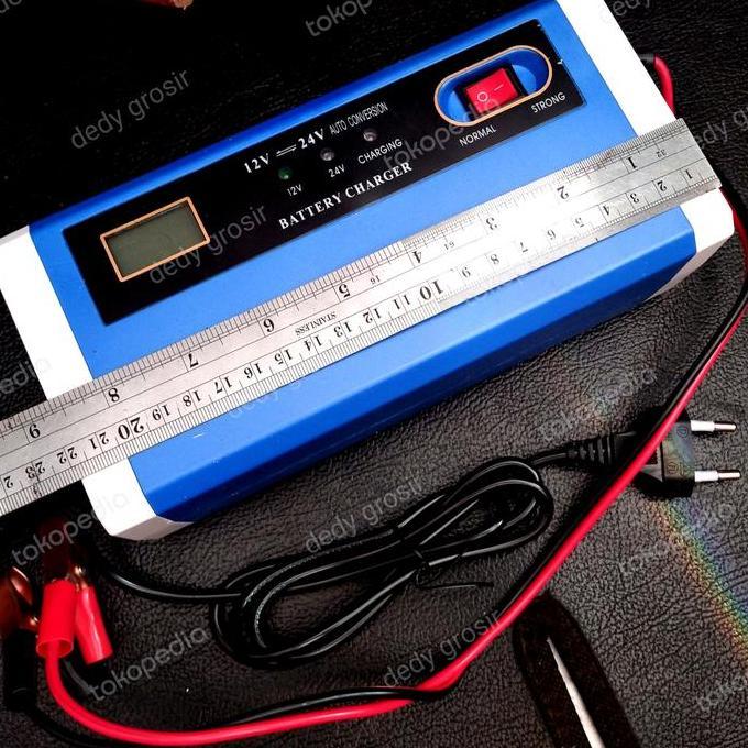 CAS AKI MOBIL MOTOR CAS AKI 10A 10 AMPERE CHARGER AKI 12V 24V 10A