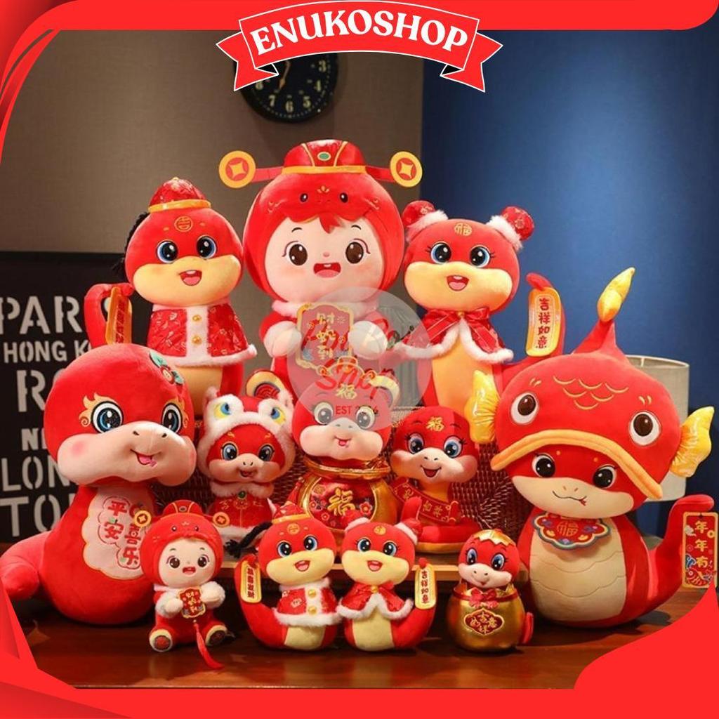 Boneka Imlek Shio Kuda 2026 Cny Dekorasi Souvenir Imlek Hotel Cafe Boneka Lucu Boneka Imlek Hiasan K