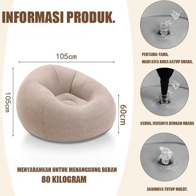 Promo Sofa Chair Inflatable Sofa Portabel Inflatable Sofa Bean Bag/Lazy Sofa/Penyimpanan Mudah Bean 