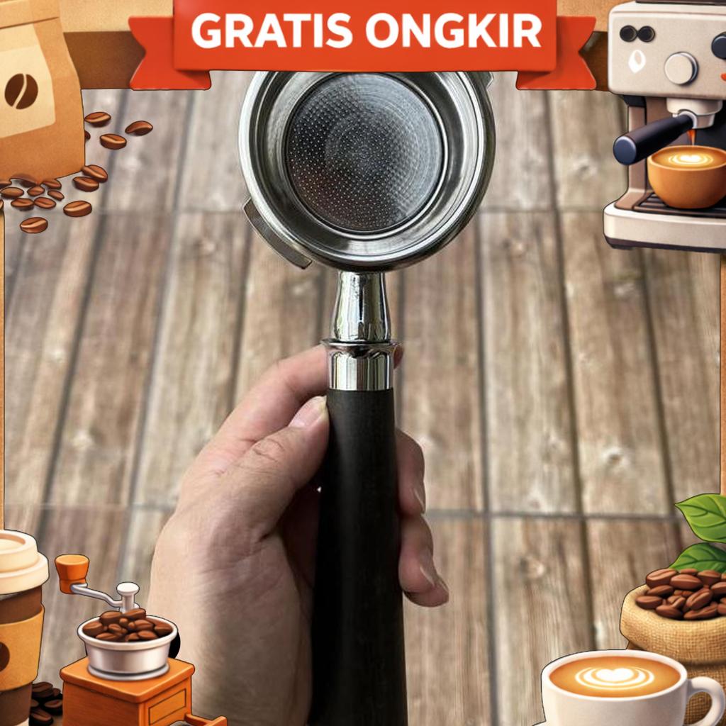Naked Bottomless Portafilter 58Mm Gaggia Espresso Machine - Mesin Kopi