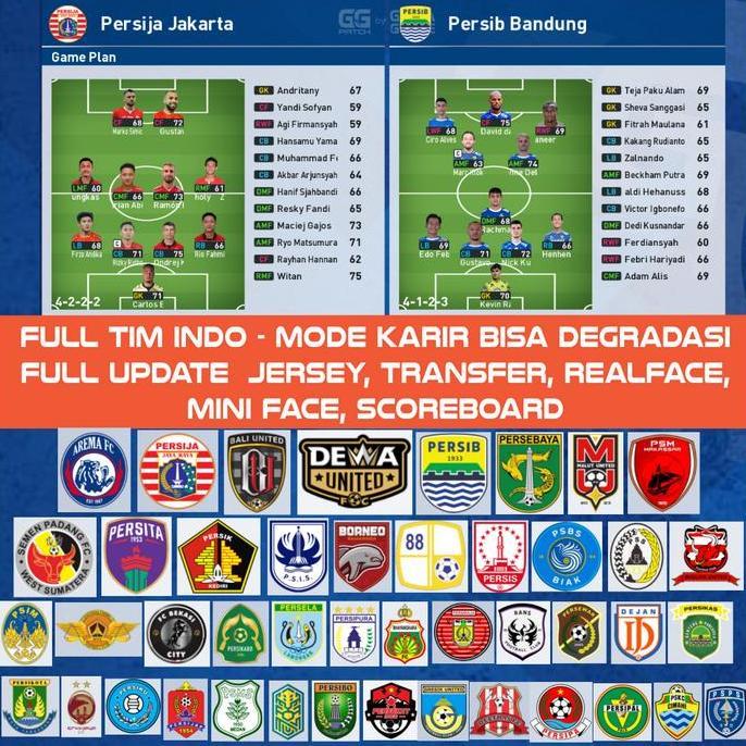 GigaGame Flashdisk 128GB PES 2021 Full Update 2025 BRI Liga 1 & 2 Plug & Play Portable Game PC Lapto