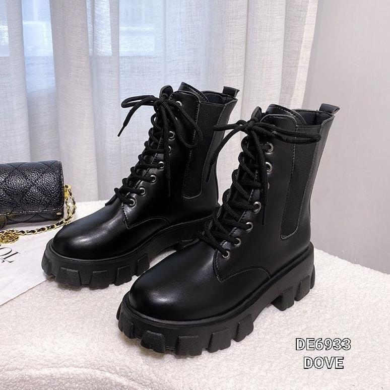 PENAWARAN SPESIAL CAKEPP Combat Boots Ladies Korea DE6933
