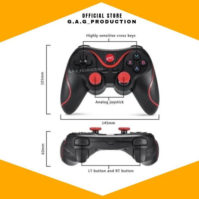 Gamepad X3 ORIGINAL bluetooth smartphone joystick PC holder wireless