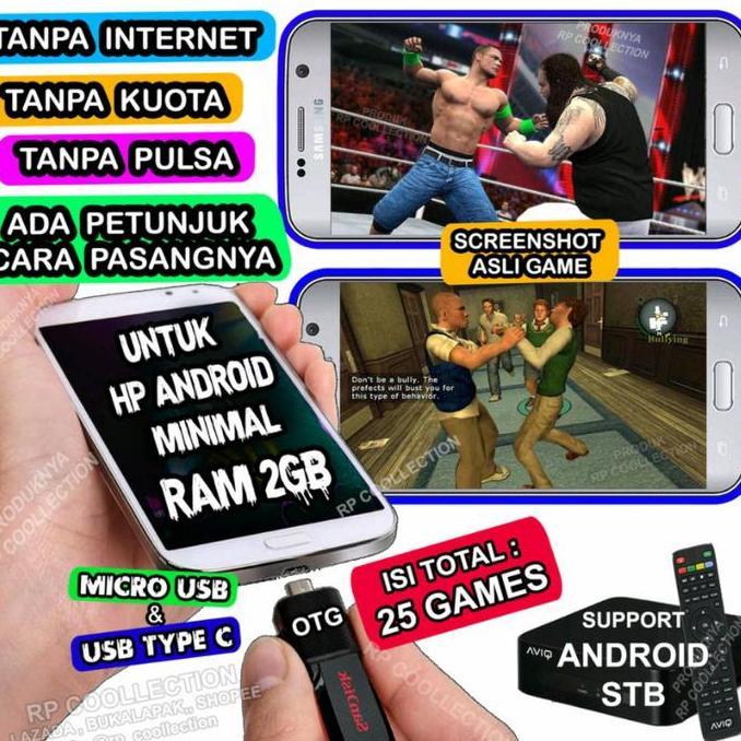 flasdisk otg isi game ps2