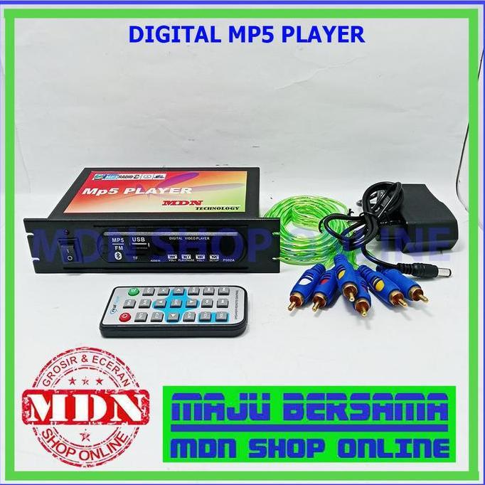 Murah Digital Video Player Mp3-Mp4-Mp5 Radio Fm Usb Bluetooth