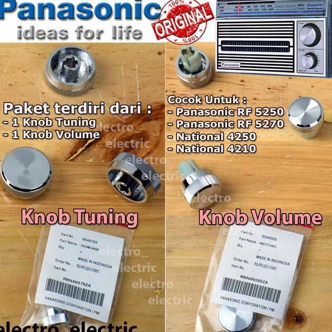 Grosir Knob Radio Panasonic National 5250 5270 4250 4210 Original 1 Paket