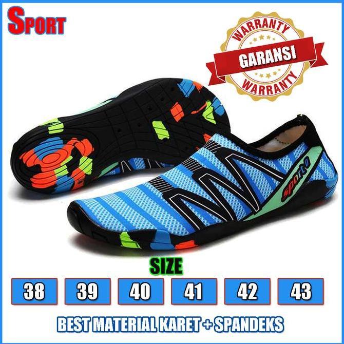 Sepatu Pantai Anti Karang Sepatu Rafting Pria Wanita Anti Slip
