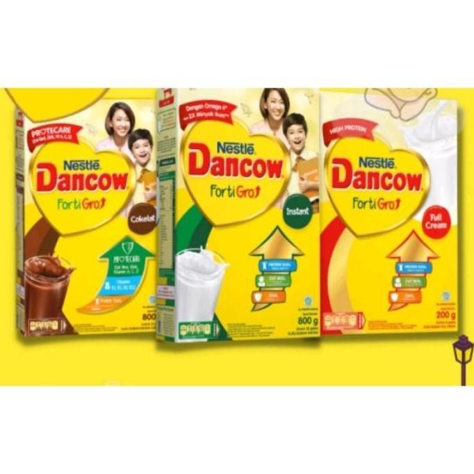 Bybyxt- Susu Bubuk Dancow Coklat Sachet Renceng 10X27Gr / Susu Dancow Fortigro