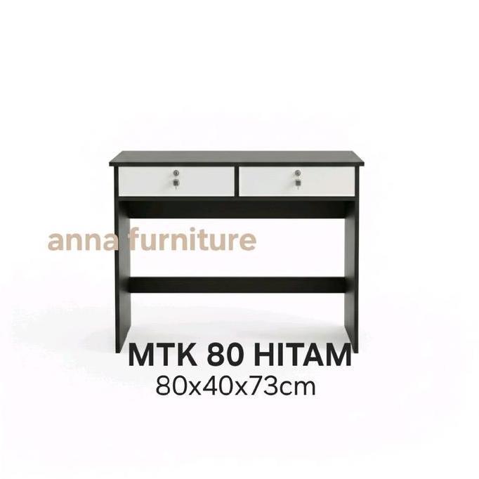 Allo- Meja Kerja / Meja Kios Kecil  Minimalis Furniture Laci Kayu