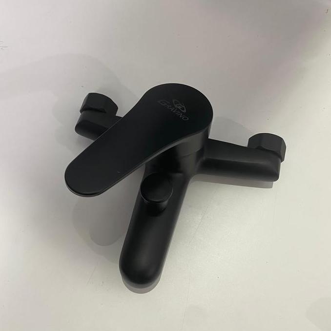 Airpro- Kran Panas Dingin Kran Shower Kran Bathtub Keran Air Mixer Panas Dingin Black Karet Set Sela