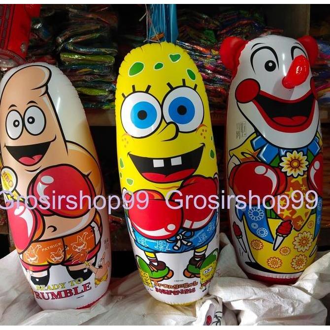 Santimak_Seller - Boxing / Boneka Samsax Tinju Lokal Badut, Spongebob, Patrick Sni