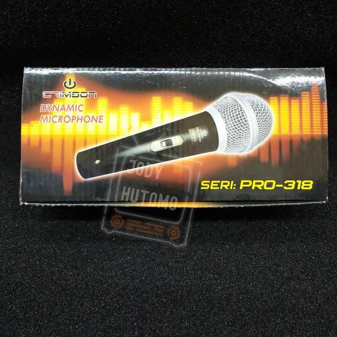 Mic Vocal Crimson PRO -318 Microphone Kabel Crimson Mic kabel murah