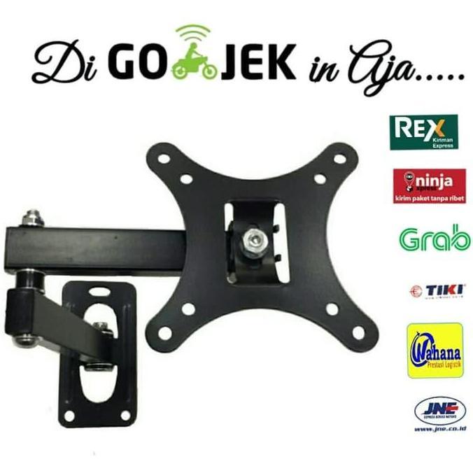 Bracket tv lengan 24inc 22inc 20inc 19inc