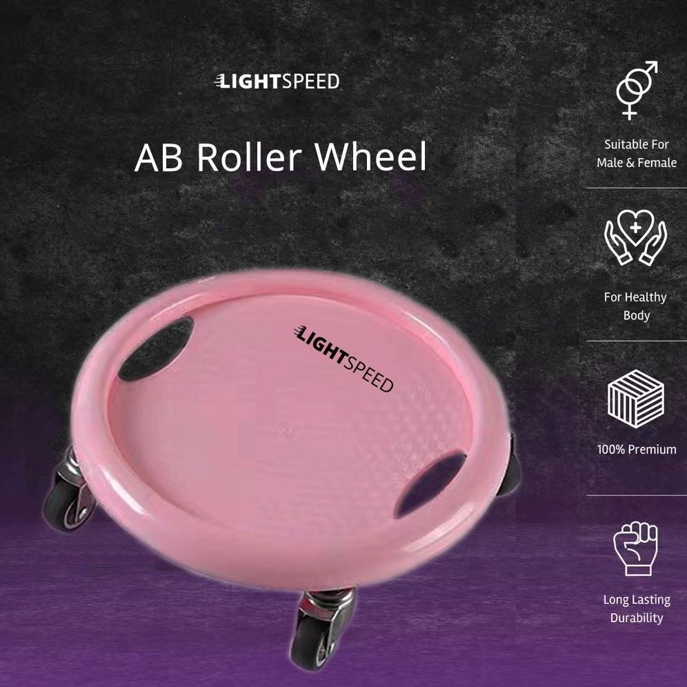 LIGHTSPEED AB Roller Wheel for Abdominal / Mute Four Wheel Abdominal Abs Roller/CORE COASTER