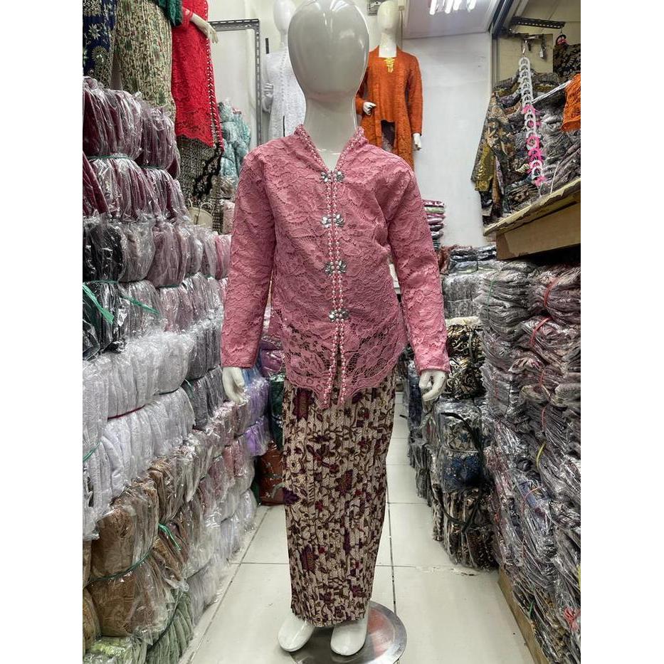 Setelan Kebaya Encim Anak Perempuan / Kebaya Anak / Kebaya Anak Tanggung / Kebaya / Kebaya Anak Mode