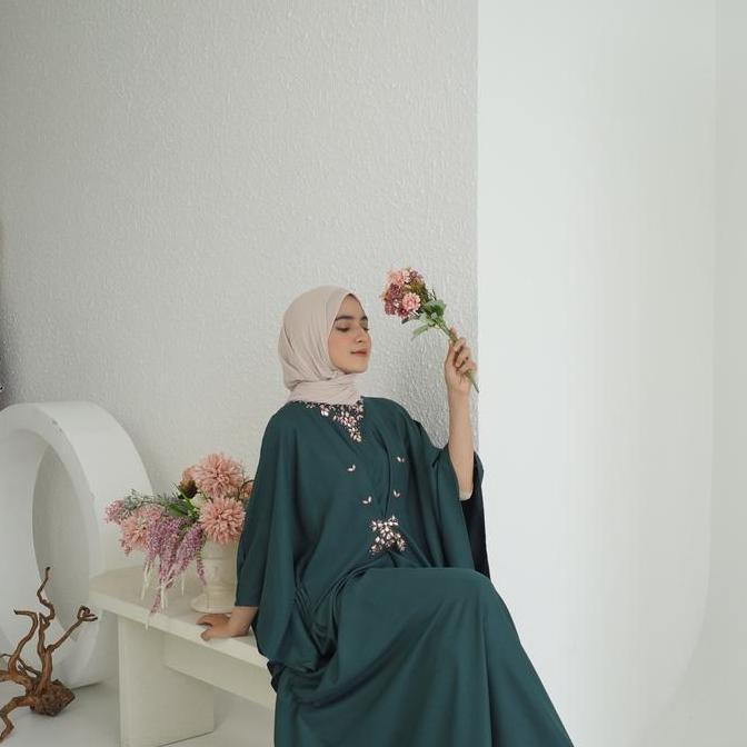 Murah Miss Nomi - Sharleez Kaftan Lebaran / Idul Fitri / Baju Muslim / Hijab / Kaftan Wanita Panjang