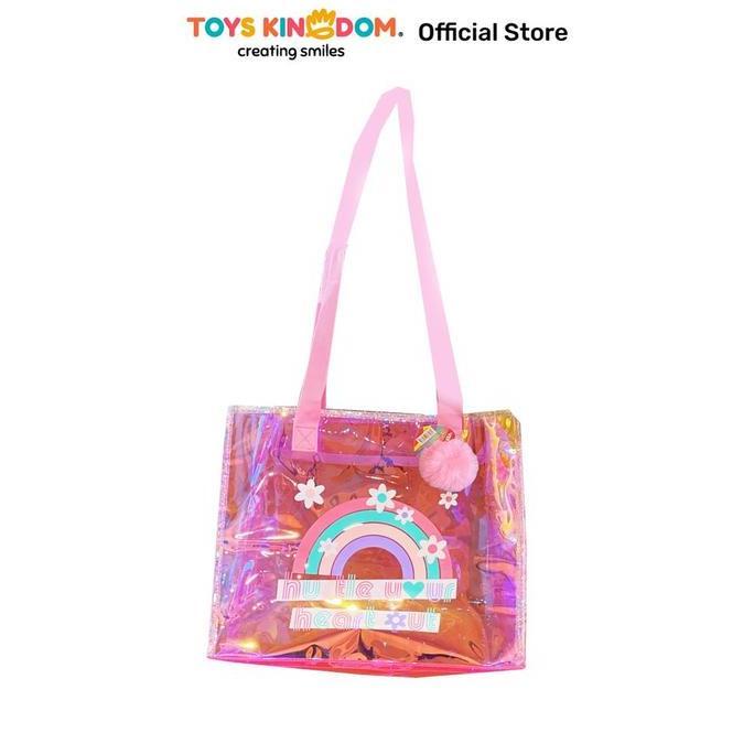 KIDDY STAR TOTE BAG ANAK RAINBOW - PINK