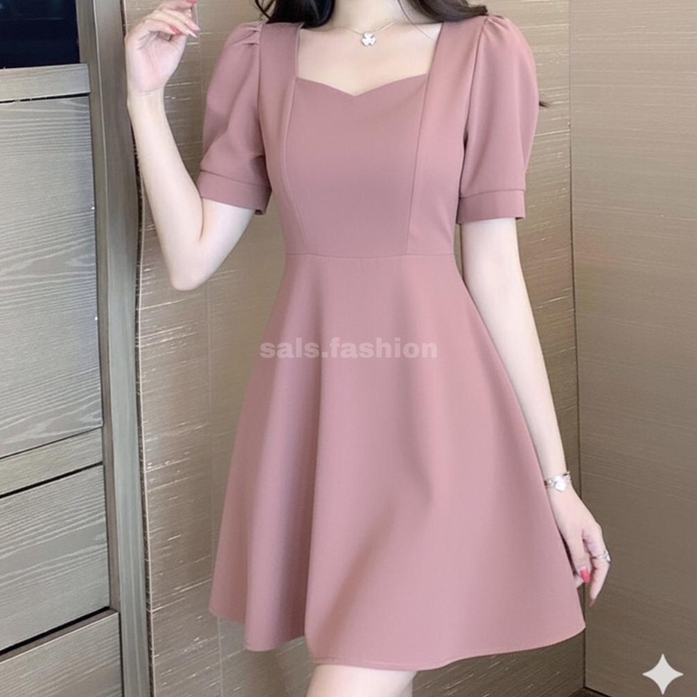 HOT DRESS AMBER SCUBA - DRESS MINI SCUBA KOREANSTYLE