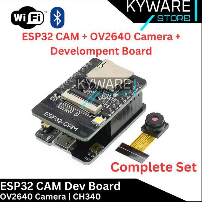 ESP32 CAM ESP 32 CAMERA OV2640 CH340 WIFI BLUETOOTH BLE IOT DEVELOMPENT BOARD ESP-32S ORIGINAL DAN T